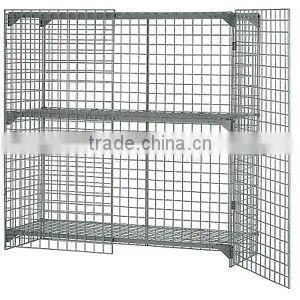 2-Tier Wire Mesh Security Storage Cage thumbnail-1