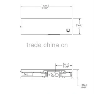 USA Made Bottom Patch Fittings for Right and Left Hand Doors thumbnail-2