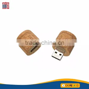 Drift Bottle USB 2.0 Flash Drive Wooden Gift Pen Drive thumbnail-5
