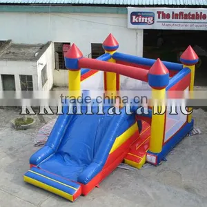 KK Inflatable Small Inflatable Bouncy Castle Combo With Slide KKC-L035 thumbnail-1