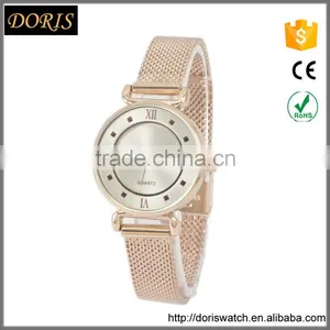 Hot Selling New Fashion Design Mesh Band Colorful Dial Female Watches Make Your Own Watch thumbnail-1