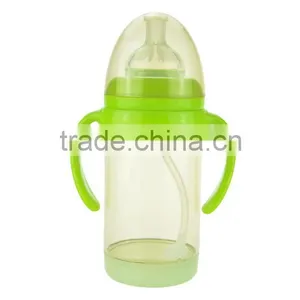 Food Grade Baby Infant PPSU Feeding Bottle With Wide-mouth and Straw thumbnail-2