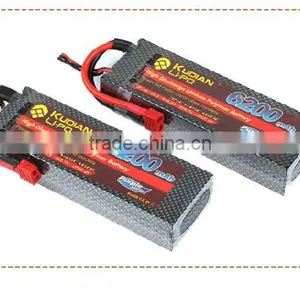High Quality Hard Case 2S 7.4v 6200mah 35C Lipo Battery for RC Car Truck Electric Car thumbnail-1