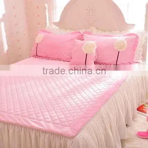 Colored Queen Size Pillow Top Mattress Pads Toppers thumbnail-3