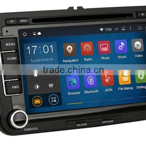 7 Inch 2 Din HD 1024 600 Car Dvd Player With GPS for VW Skoda thumbnail-3