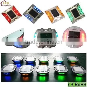 Hotsale Aluminum IP68 Flashing Solar Road Stud thumbnail-1