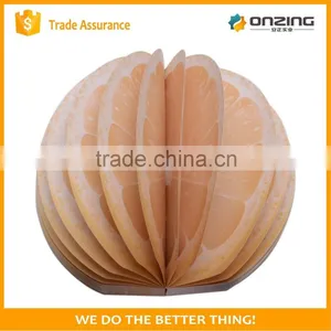 Onzing Good Quality Fashion Fruit Shaped 3d Design Memo Note Pad thumbnail-1