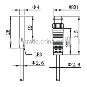 BB-H4 Z8 Series Ultra-mini Inductive Proximity Sensor thumbnail-2