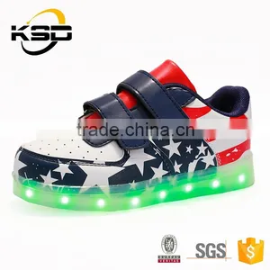 2016 The Latest Child LED Flashing Lights Shoe Buckle Strap Shoe LED Shoes thumbnail-1