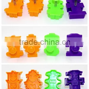 Spring Press Cookie Cutter Type Biscuit Mold Suit With Robot Shape Serious thumbnail-4