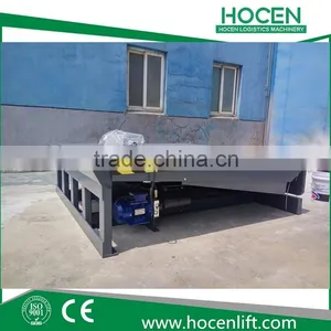 Garage Steel Trailer Dock Leveler Stationary Hydraulic Electric Unloading Container Ramp Price thumbnail-1