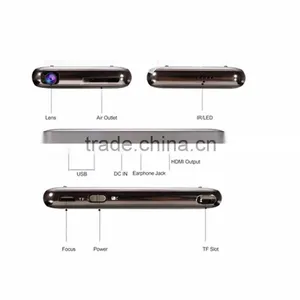 High Quality ,good Sale .Mini DLP 02 Projector With Power Bank Case ,Experience the Cinema at Home thumbnail-2