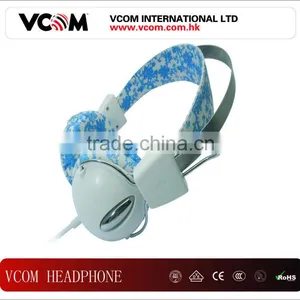 VCOM Brand Beautiful 3.5mm Stereo Sport Headphones thumbnail-1