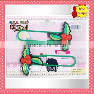 2014 PROMOTIONAL SHAPED FASHIONAL BUTTERFLY SOFT PVC PAPER CLIP/BOOKMARK thumbnail-1