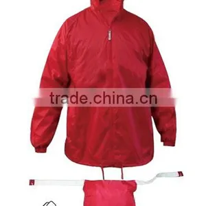 Cheap Foldable Red Windbreaker thumbnail-1