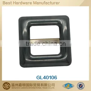 Square Shape Plated Metal no Pin Buckle thumbnail-1