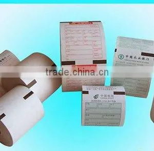 Width 50mm Thermal Roll Cash Type Paper ATM Roll for Bank thumbnail-1