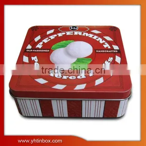 Square Chococlate Tin Box thumbnail-1