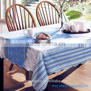 PEVA/PVC Waterproof Vinyl Tablecloth thumbnail-5