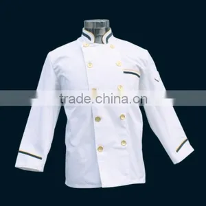 Unisex Long and Short Sleeve Coat Catering Jackets White Chef Uniforms thumbnail-3