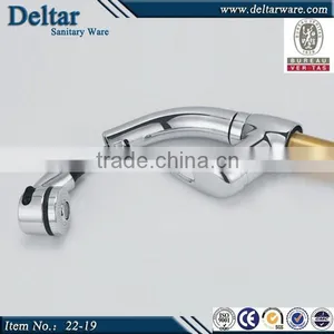 Brass Material Basin Tap, Chrome Finished Kitchen Faucets, 1.5m Pull Out Flexible Hose Wash Table thumbnail-1