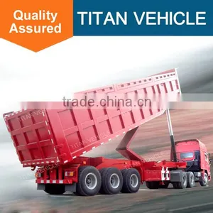 Titan Cheap Heavy Sand Dump Truck Semi Trailer For Sale thumbnail-2
