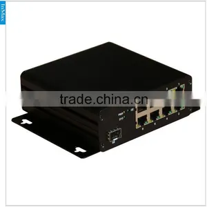 PoE Network Switch, 8+1G Din Rail 8 Ports Industrial PoE Switch 48V From InMax P309A thumbnail-3