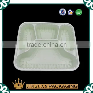Eco-Friendly PP Divided Disposable Plastic Fast Plastic Food Container thumbnail-2