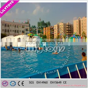 2015 New Water Park on Land With Inflatable Floating Games,inflatable Commercial Water Park Toys thumbnail-4