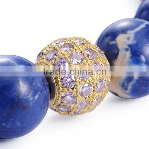 Latest Fashion Bangles Lapis Lazuli Bead Bracelet thumbnail-5