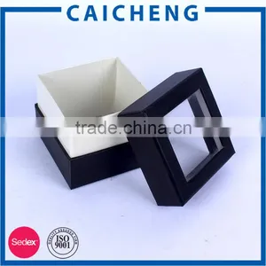 Wholesale Black Paper Packaging Box Mockup thumbnail-1