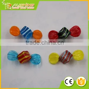 Lot 11 Glass Candy Ornaments Each About 2 1/4" Length Mixed Colors thumbnail-1