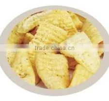 Flour Fried Bugles Chips Extruder Process Machine thumbnail-5