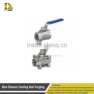 ISO 9001 Investment Casting Good Quality Cf8m Stainless Steel Ball Valve thumbnail-2