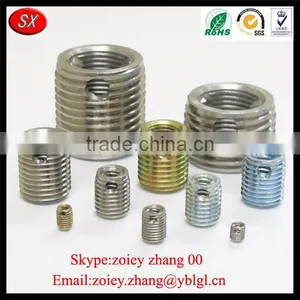ISO Passed OEM Color Zinc Plated Steel Self Tapping Threaded Inserts thumbnail-6