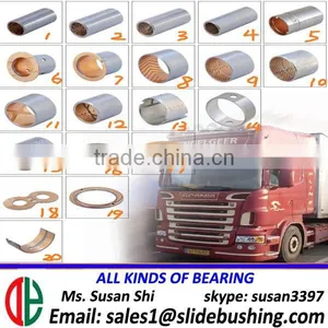 Bimetal Bushing Hitachi Excavator Bucket Pin Bushing Bucha de pu Garden Tractors for Sale Used Bimetal Bush Map Dry Bearing thumbnail-6