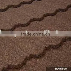 Stone Coated Metal Roof Tile1170*420*0.4mm Purple/wine Red/green/black Roof Tile for Prefab Houses thumbnail-5