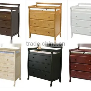 Classical Three Drawers Baby Change Table Baby Changing Table thumbnail-3