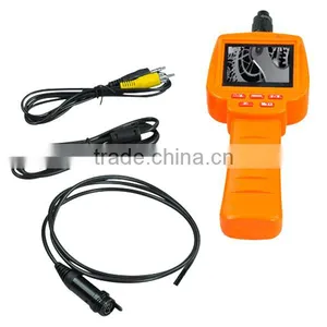 Industrial Endoscope 9mm HD Monitor Video Inspection Camera 1m Cable Borecope 4 LED Plumbing Sewer Snakescope thumbnail-2