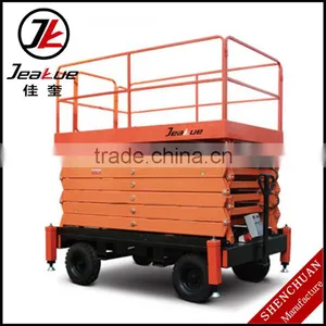 Hydraulic Electric Scissor Lift Platform Aerial Work Platform thumbnail-2