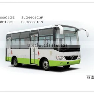 12-19 Seats Bus / City Bus/ Coach Bus on Hot Sales SLG6601T3N CNG Passenger Bus thumbnail-1