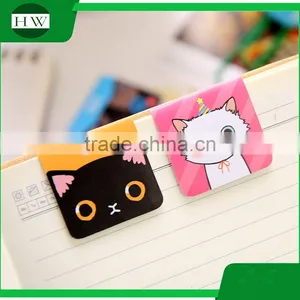 Korea Style Mini Cartoon Characters Paper Magnetic Bookmark Staionery Free Sample Promotion Gifts thumbnail-4