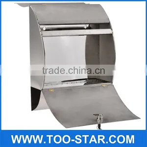 Homestyle Stainless Steel Mail Box Wall Mount Locking Postal Home Office Mail Box Letterbox thumbnail-1