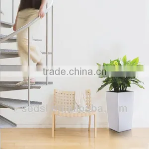 Indoor Glazed Flower Pot,tall Flower Vase,wholesale Square Flowerpot thumbnail-1
