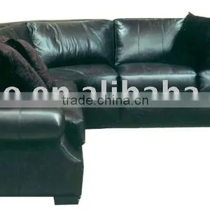 Genuine Leather Sofa. Beautiful L Shape Sofa. Comfortable and Beautiful L Shape Sofa. Genuine or Systhetic Corner Sofa B48015 thumbnail-1