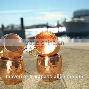 MOSCOW MULE MUGS 99.9% SOLID COPPER MULE MUGS FDA APPROVED SOLID COPPER MUGS MANUFACTURER INDIA thumbnail-3