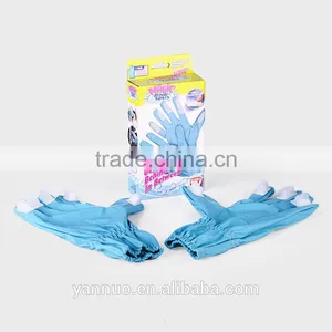 Household Cleaning Gloves, Magic Bristle Gloves, Rubber Coated Cotton Glove thumbnail-1