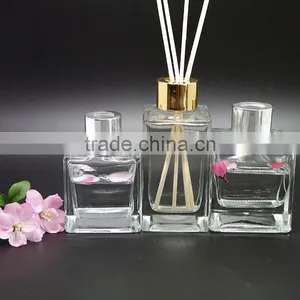 Wholesale Empty Clear Aroma Reed Diffuser Glass Perfume Bottle thumbnail-1