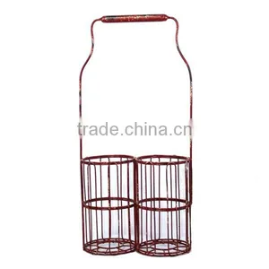 Cast Iron Wine Rack Wine Bottle Holder thumbnail-1