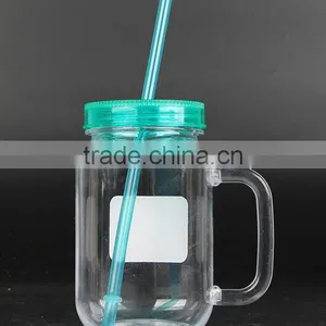 350ml Plastic Straw Cup thumbnail-1